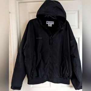 Columbia Hooded Snow board jacket XL Black